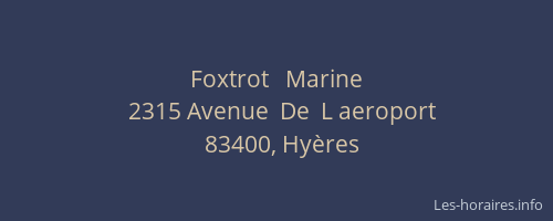 Foxtrot   Marine