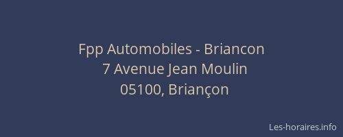 Fpp Automobiles - Briancon