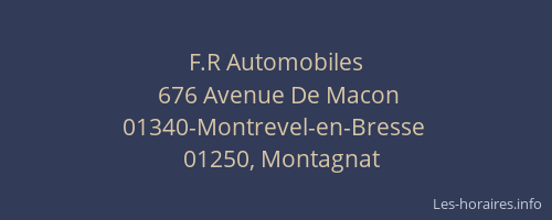 F.R Automobiles