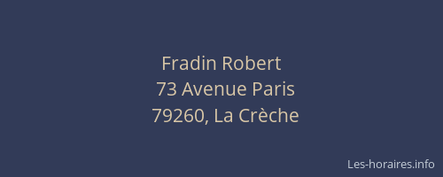 Fradin Robert