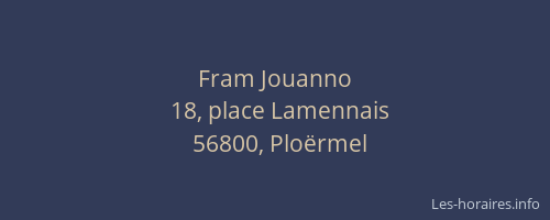 Fram Jouanno