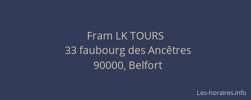Fram LK TOURS