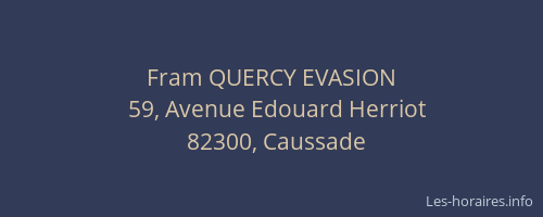 Fram QUERCY EVASION