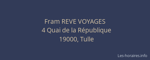 Fram REVE VOYAGES