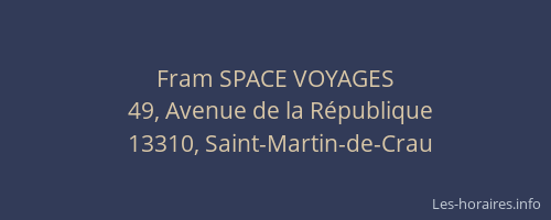 Fram SPACE VOYAGES