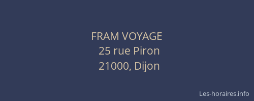 FRAM VOYAGE
