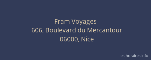 Fram Voyages
