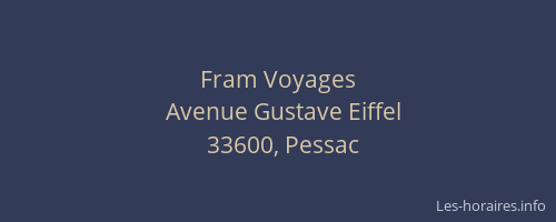 Fram Voyages