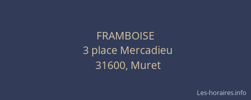 FRAMBOISE