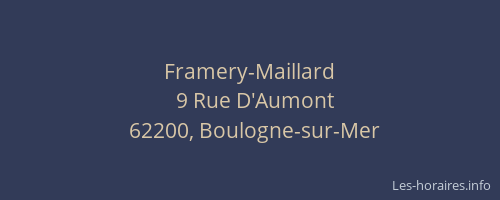 Framery-Maillard