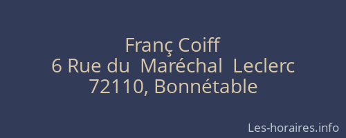 Franç Coiff