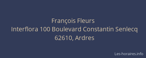 François Fleurs