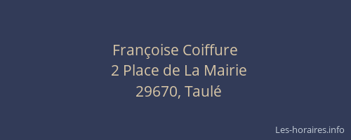 Françoise Coiffure
