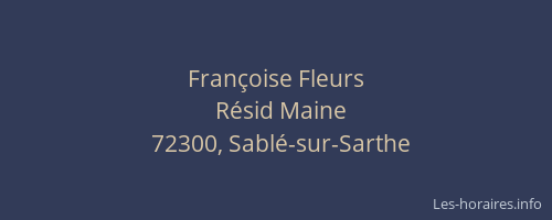 Françoise Fleurs