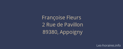 Françoise Fleurs