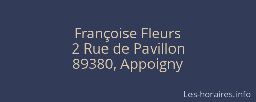 Fran&ccedil;oise Fleurs