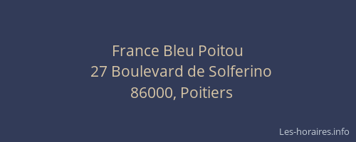 France Bleu Poitou