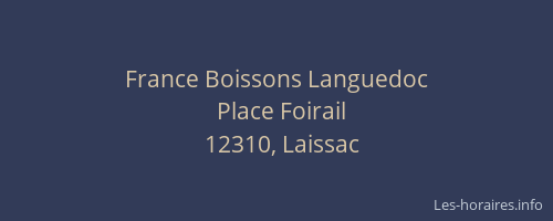 France Boissons Languedoc