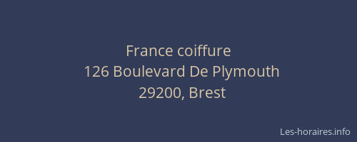 France coiffure