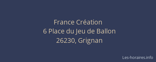 France Création