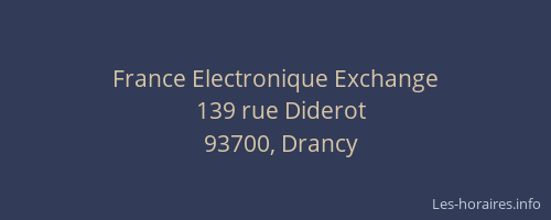 France Electronique Exchange