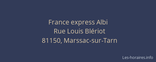 France express Albi