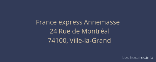 France express Annemasse