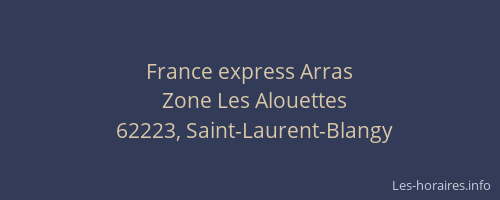 France express Arras