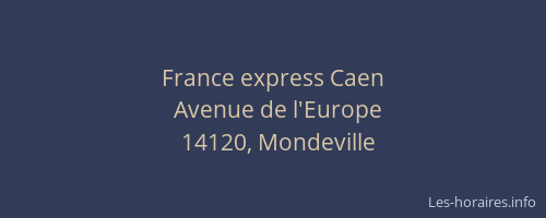 France express Caen