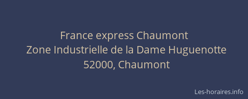 France express Chaumont