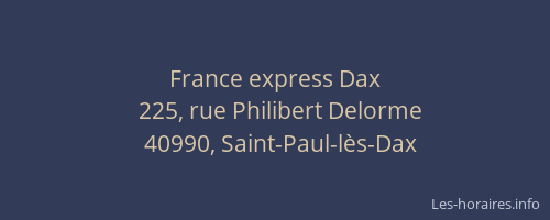 France express Dax