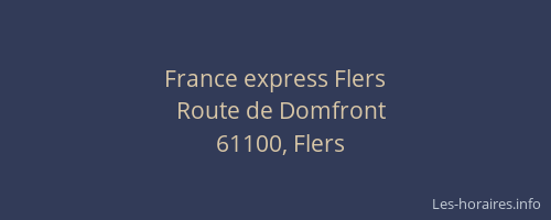 France express Flers