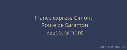 France express Gimont