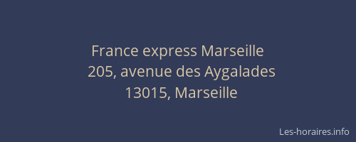 France express Marseille