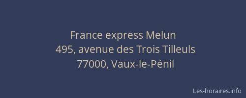 France express Melun
