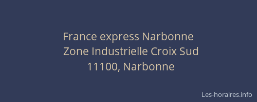 France express Narbonne