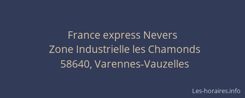 France express Nevers