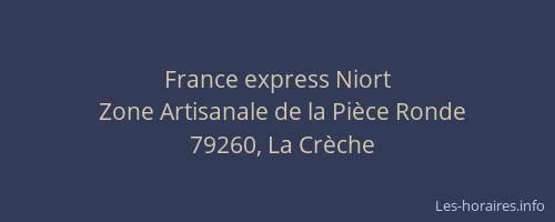 France express Niort