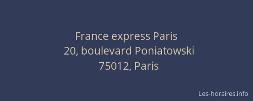France express Paris