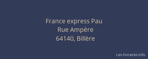 France express Pau