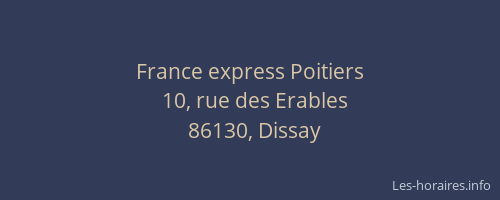 France express Poitiers