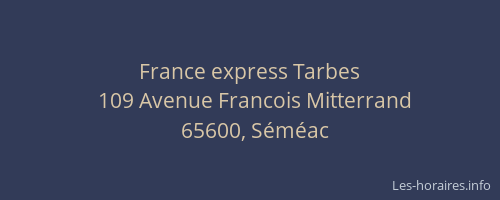 France express Tarbes
