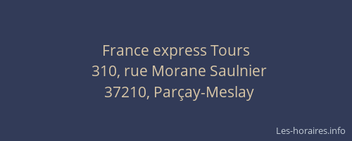 France express Tours