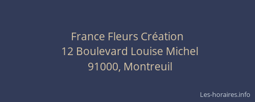 France Fleurs Création