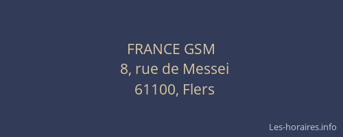 FRANCE GSM
