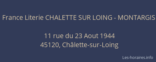 France Literie CHALETTE SUR LOING - MONTARGIS