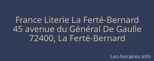 France Literie La Ferté-Bernard