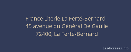 France Literie La Ferté-Bernard