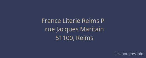 France Literie Reims P