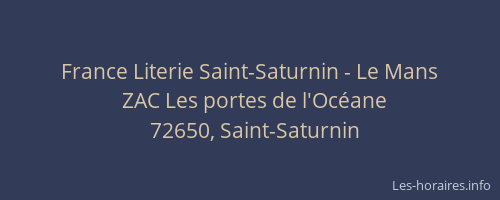 France Literie Saint-Saturnin - Le Mans
